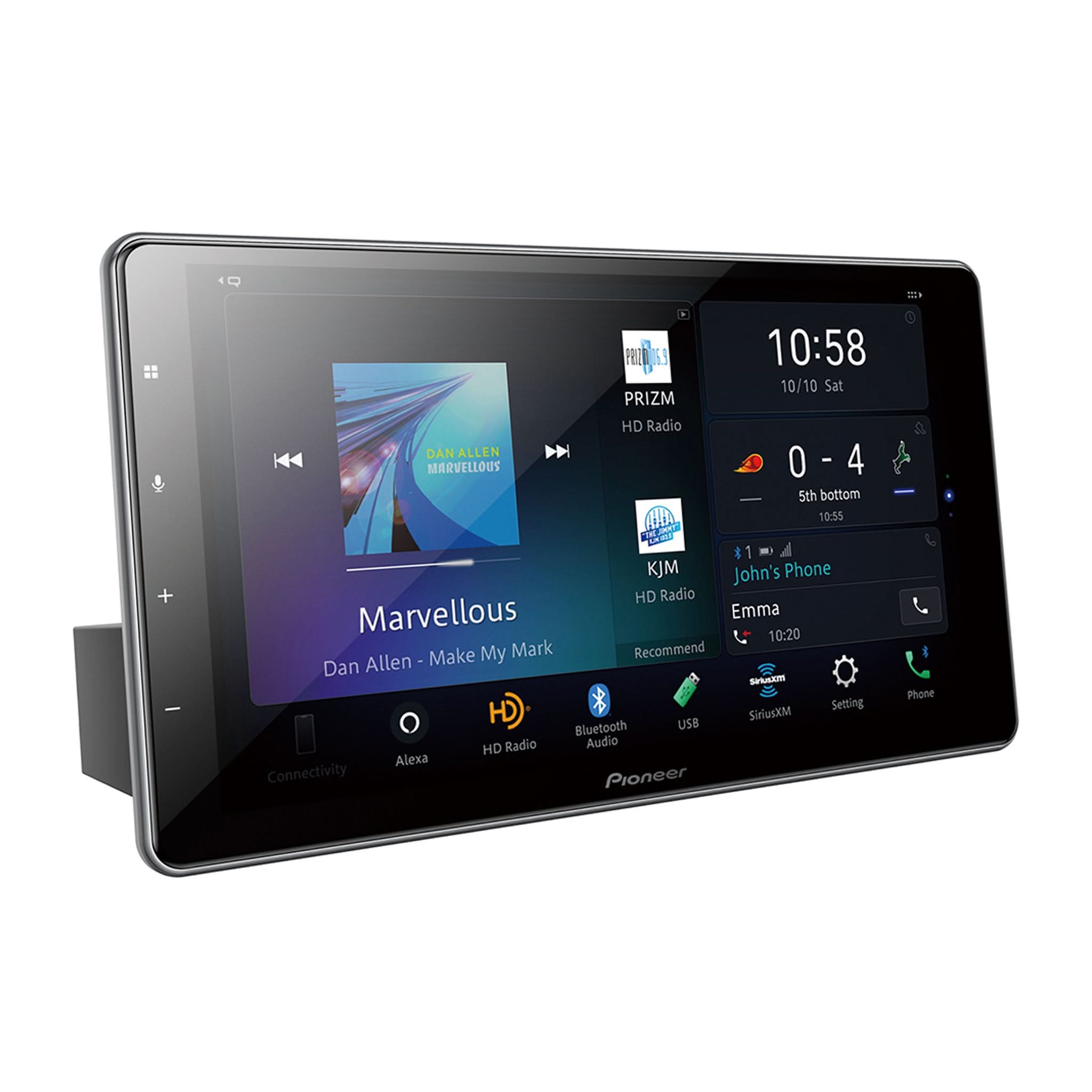 Pioneer_DMH-WT7600NEX_Right Angle Image