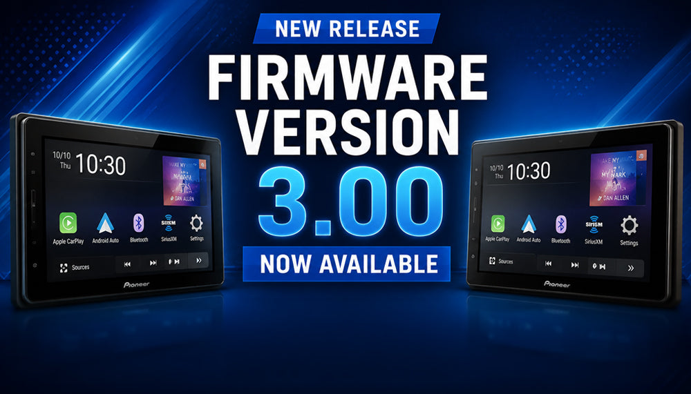 Firmware Version 3.00 Now Available for Pioneer DMH-WT6000NEX & DMH-WT5000NEX