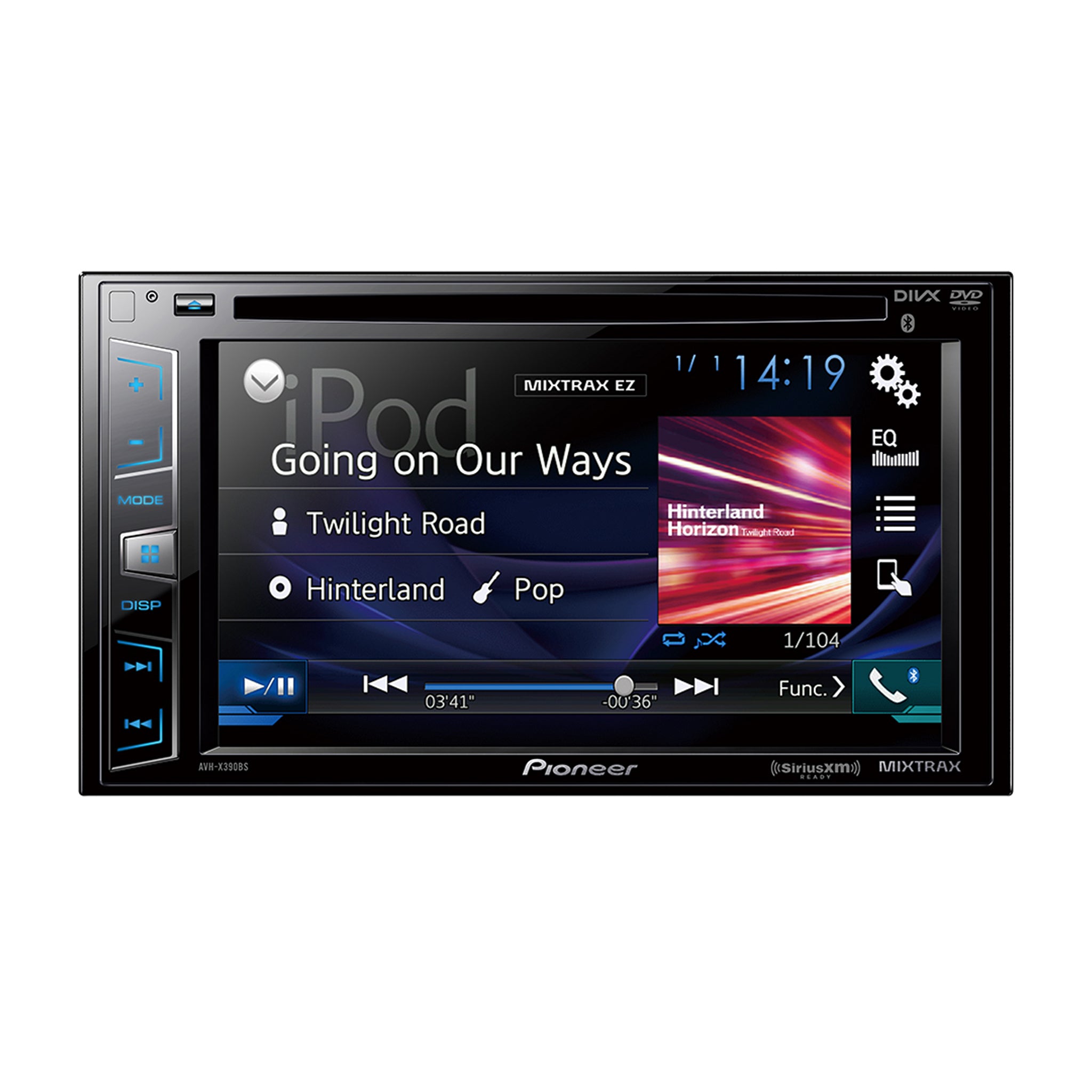 Pioneer_AVH-X390BS_Front Image