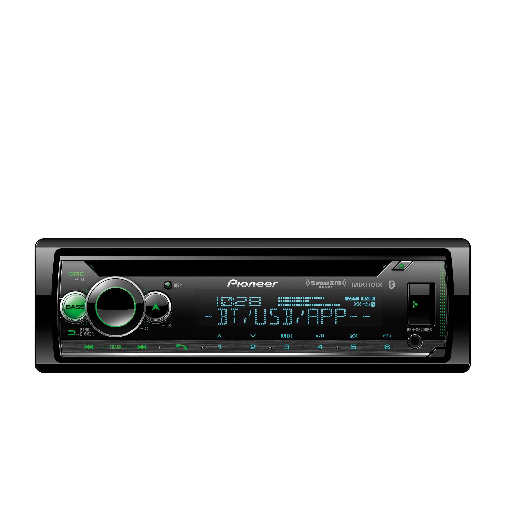 Pioneer_DEH-S6200BS_Front Image