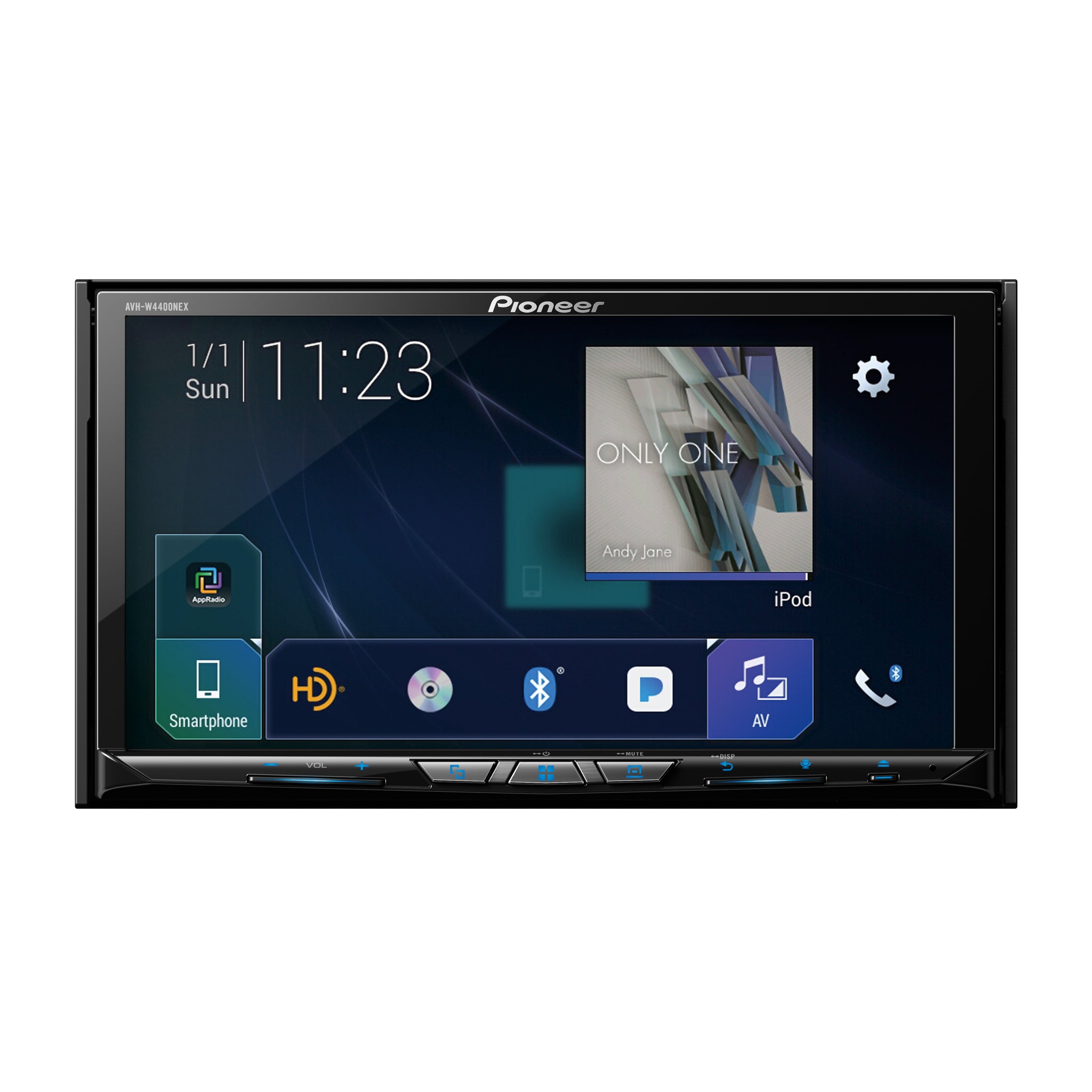 Pioneer_AVH-W4400NEX_Front Image