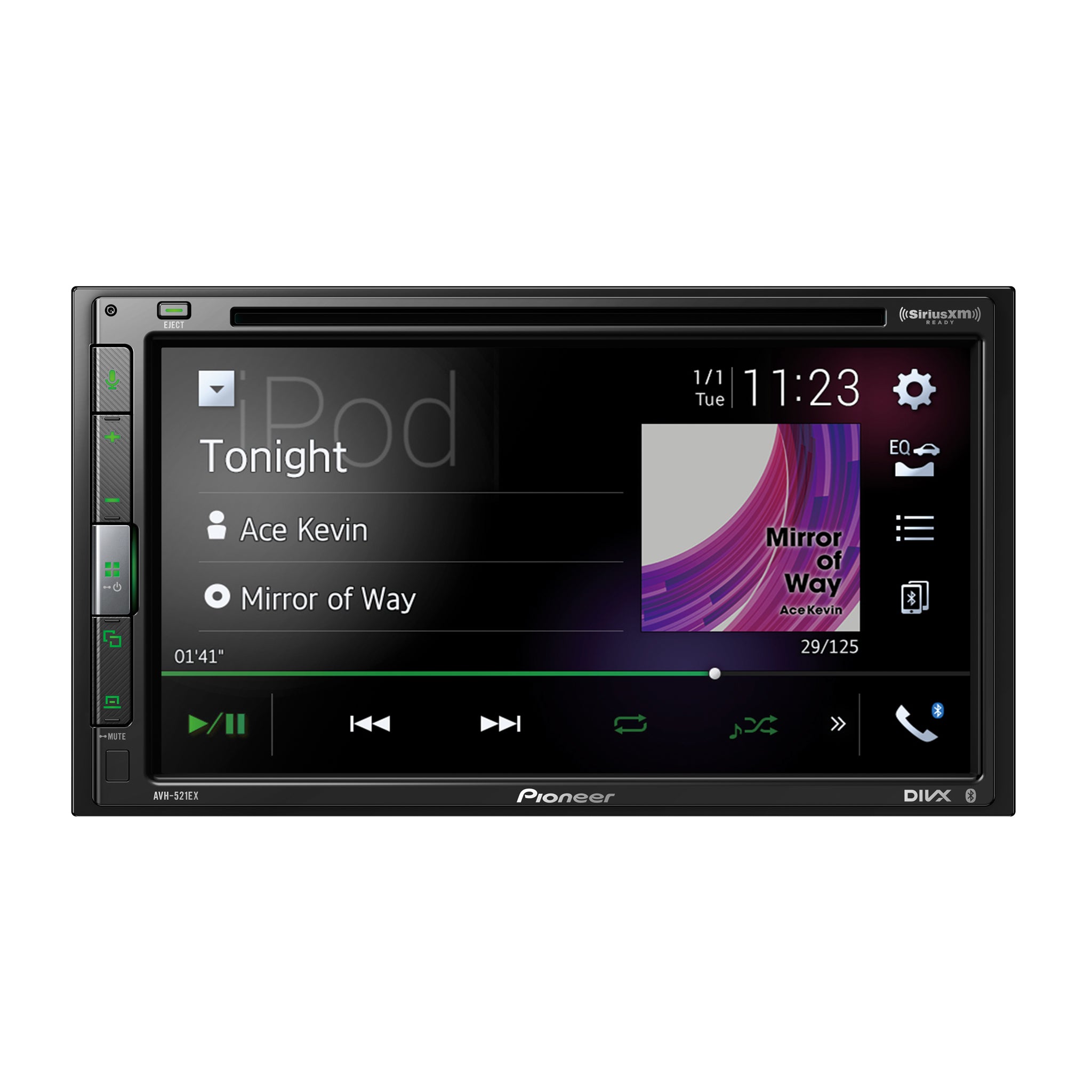 Pioneer_AVH-521EX_Front Image