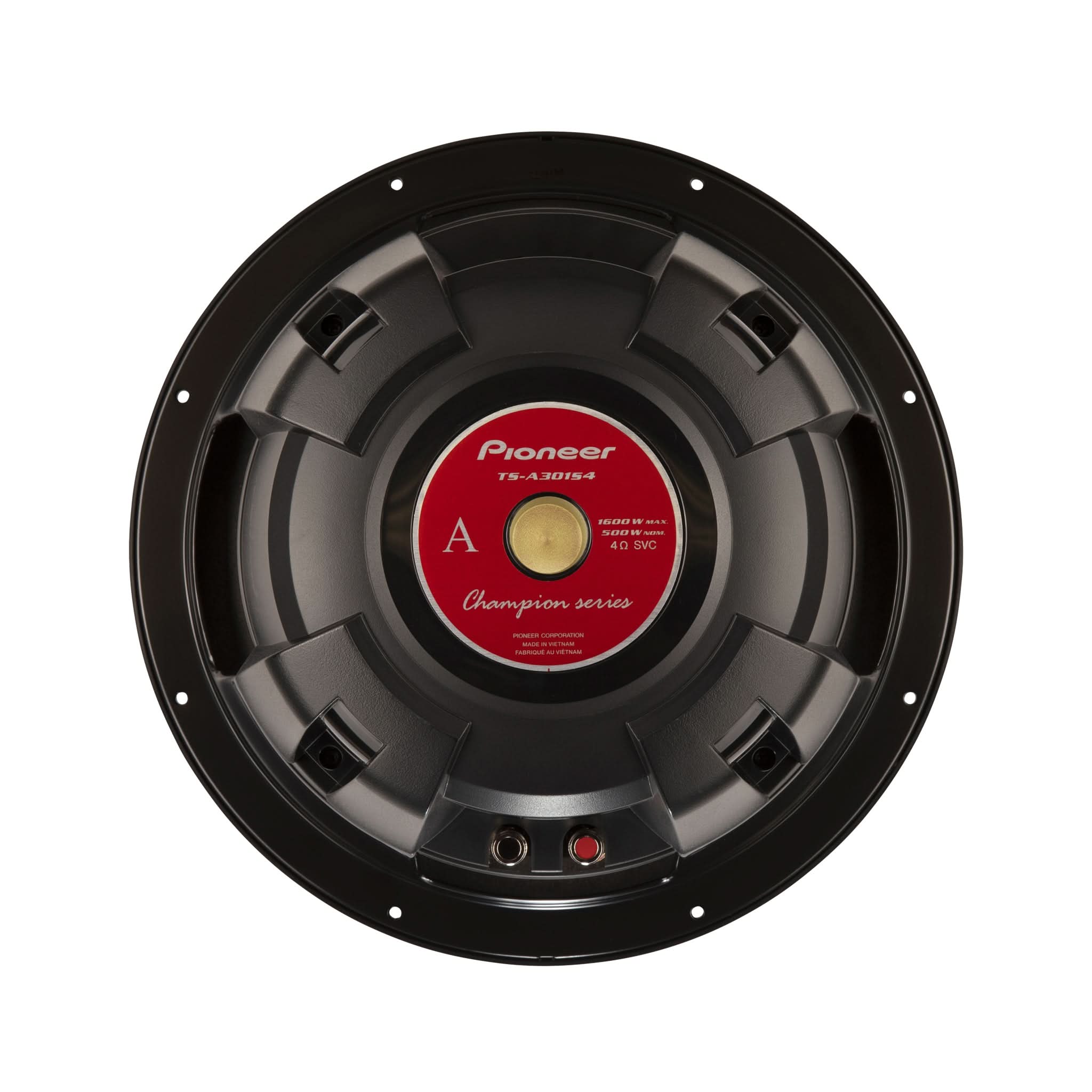 thumbnail image 2 of Pioneer D-Series TS-D10LS2 10" High Performance Subwoofer – 1200W Max, Shallow-Mount Design, Single 2 Ohm Voice Coil, Deep Bass In Tight Spaces, Compact, Slim, Truck/Car Subwoofer 2 of 11