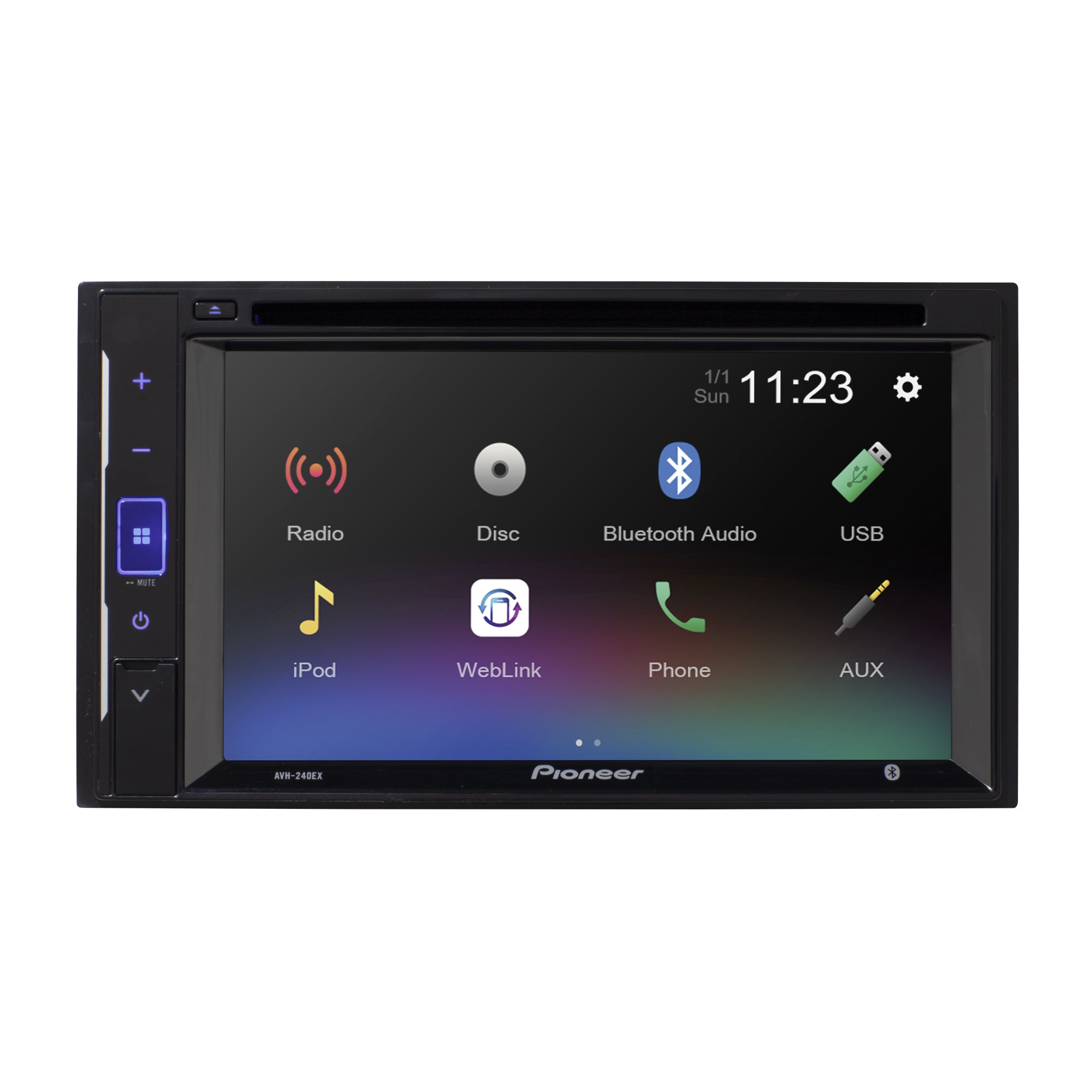 Pioneer_AVH-240EX_Front Image