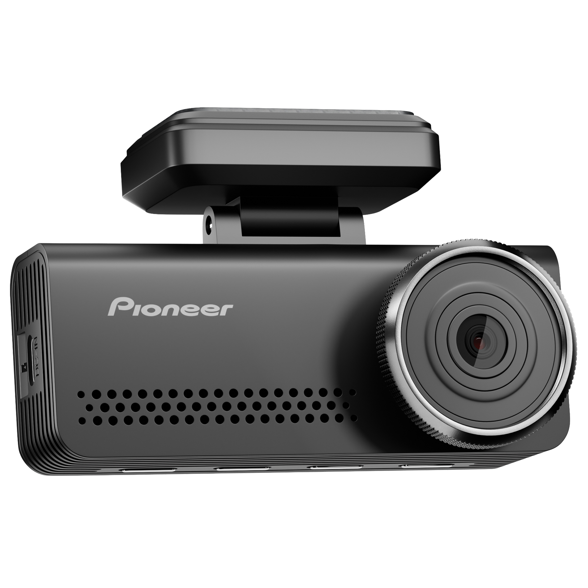 Pioneer car dashboard camera on a white background