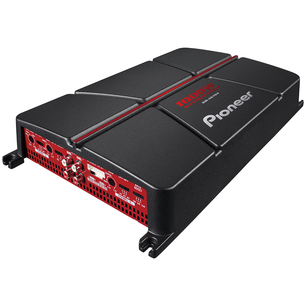 pioneer amp with connections inputs