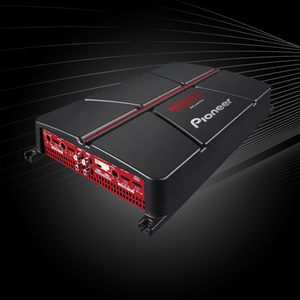 angled image of amp