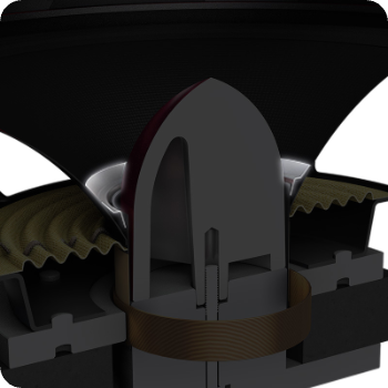 inside view of tweeter