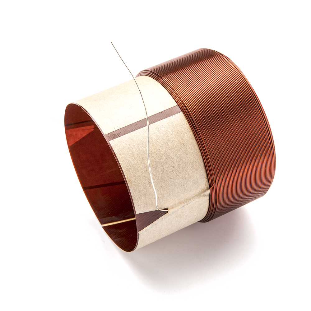 speaker voice coil close up