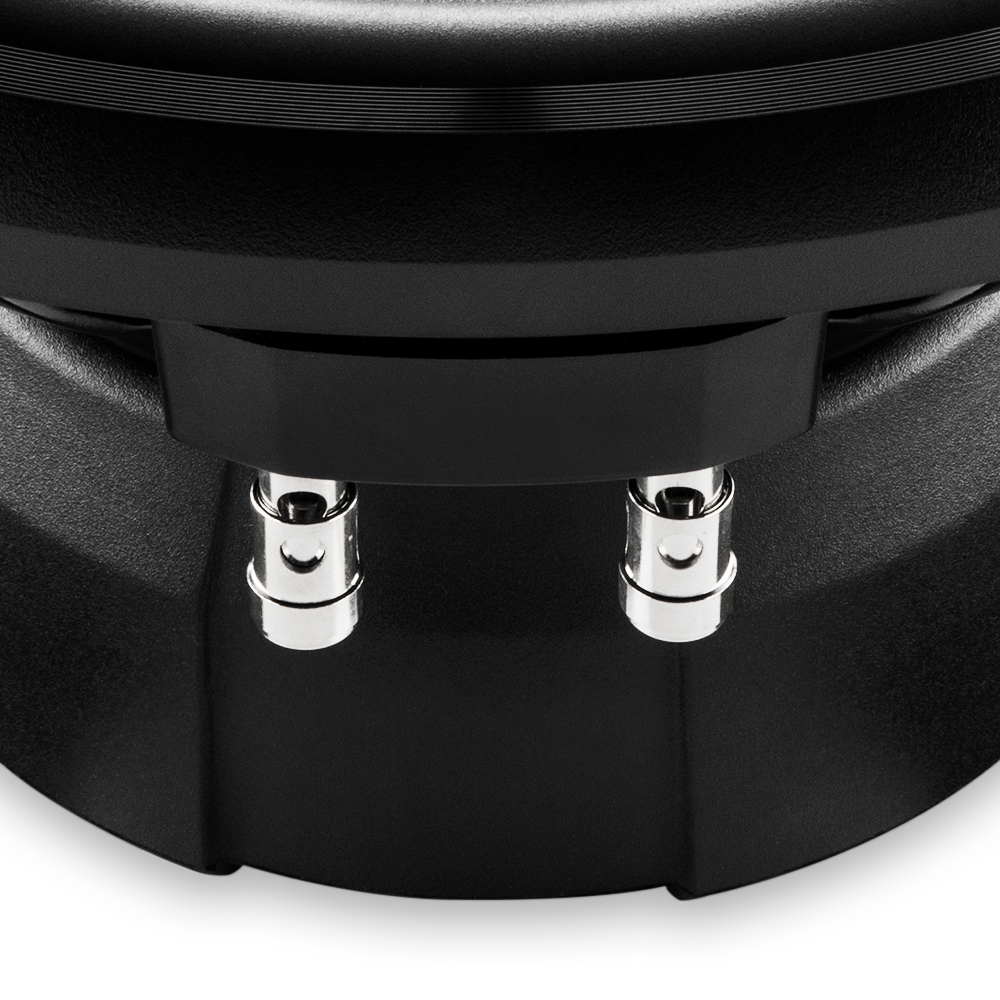 speaker wire connection close up