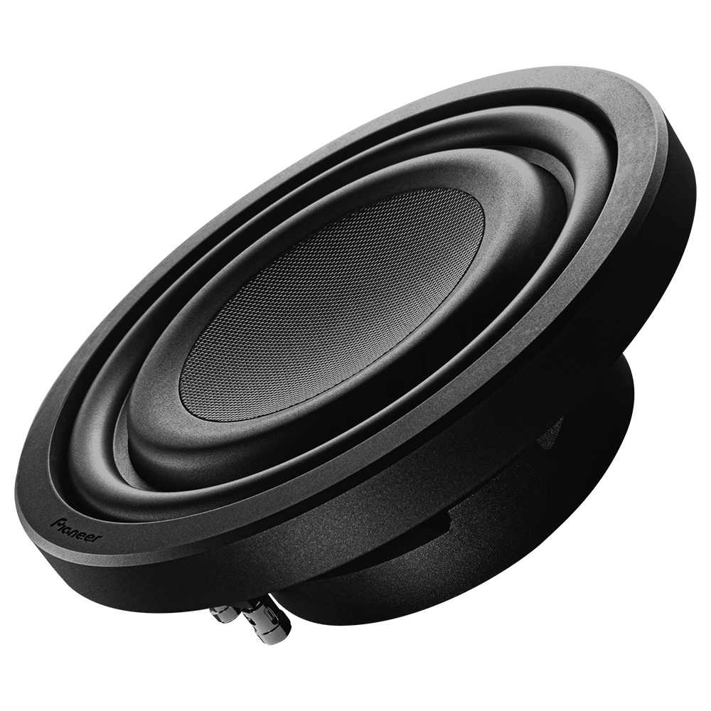 angled view of subwoofer