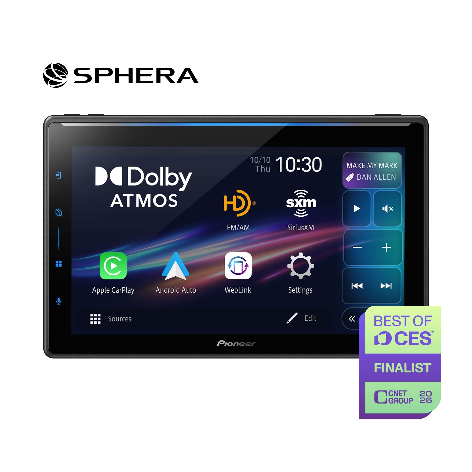 Pioneer_DMH-WT8000NEX_Front Image