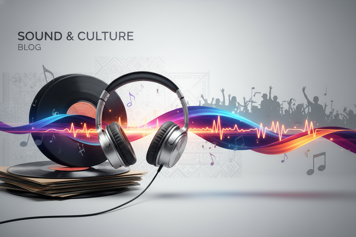 header image for a Sound and Culture blog post. Visually appealing